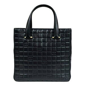 Chanel Chocobar Handbag Lambskin Black